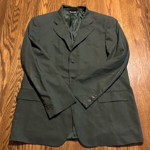 Pronto Uomo 100% wool‎ men’s suit jacket olive green size 44